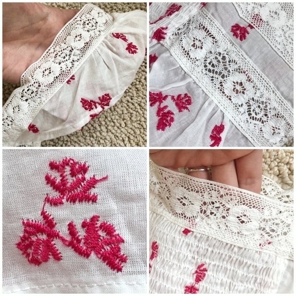 Free People Beautiful Fleurs Top - Picture 7 of 8